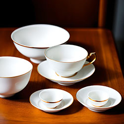 皇家瓷茶杯和茶碟